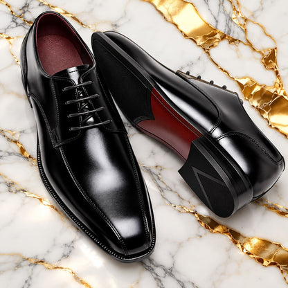 Chaussure Oxford homme en cuir à lacets Eiffel Noir