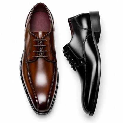 Chaussure Oxford homme en cuir à lacets Eiffel Noir
